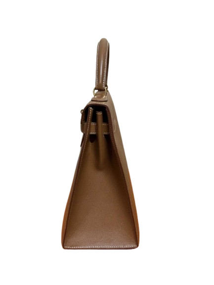 HERMES Vintage Kelly Sellier 32 | GOLD COURCHEVEL