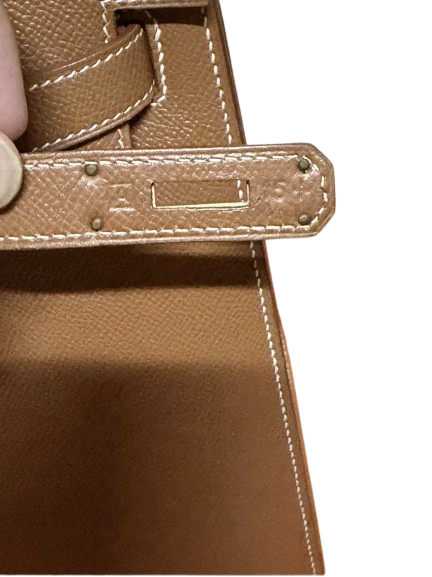 HERMES Vintage Kelly Sellier 32 | GOLD COURCHEVEL